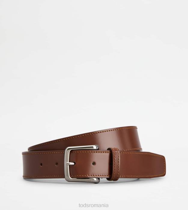curea din piele bărbați Tod's 080D977 maro