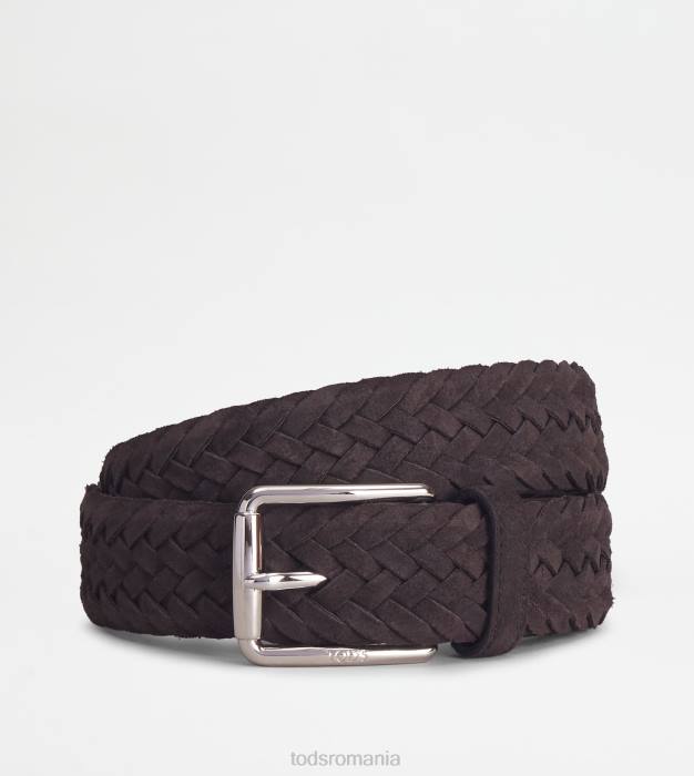 curea din piele intoarsa bărbați Tod's 080D934 maro