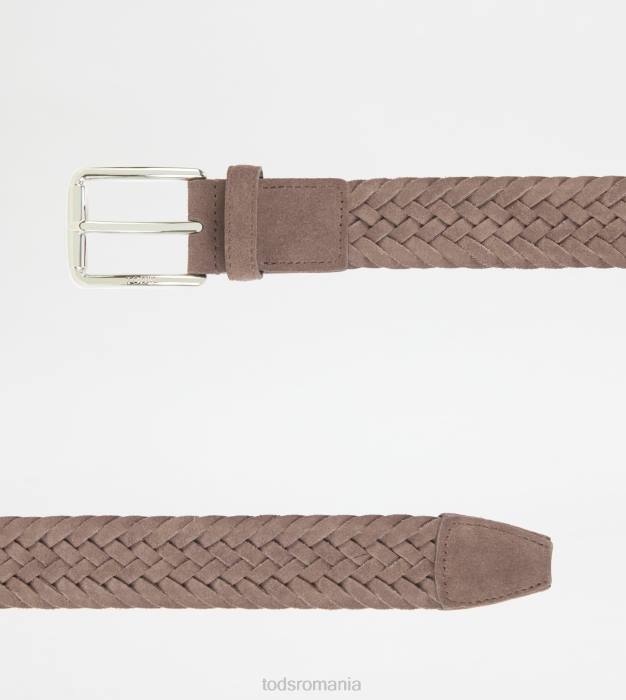 curea din piele intoarsa bărbați Tod's 080D942 bej