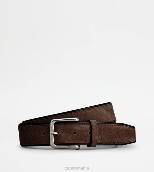 curea din piele intoarsa bărbați Tod's 080D954 maro
