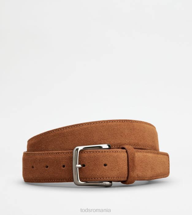 curea din piele intoarsa bărbați Tod's 080D955 maro