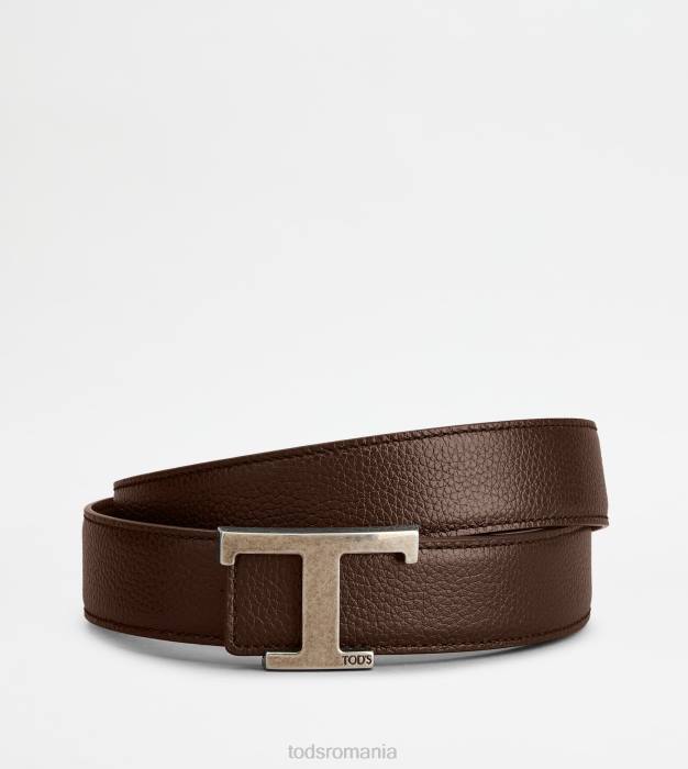 t curea reversibilă atemporală din piele bărbați Tod's 080D930 maro