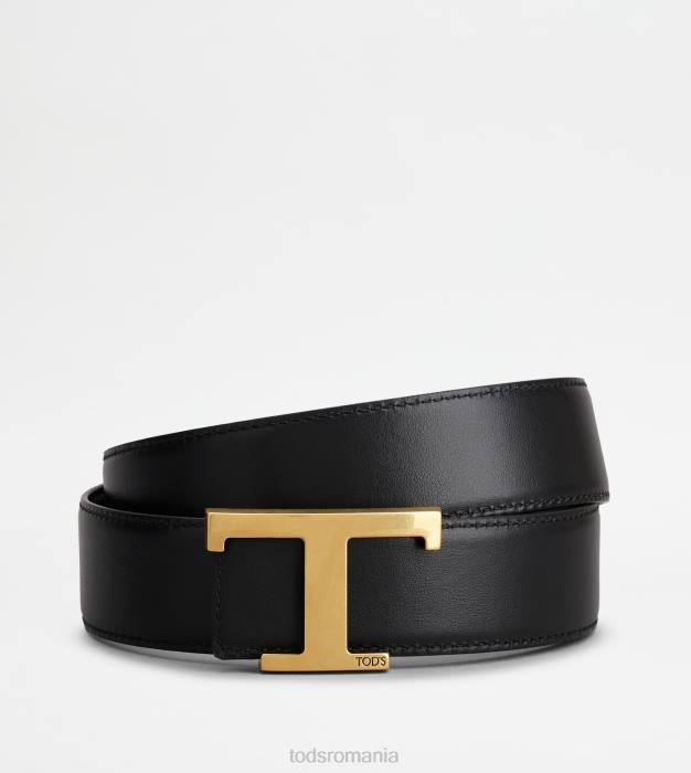 t curea reversibilă atemporală din piele bărbați Tod's 080D976 maro/negru