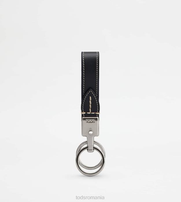suport de chei din piele bărbați Tod's 080D1041 negru