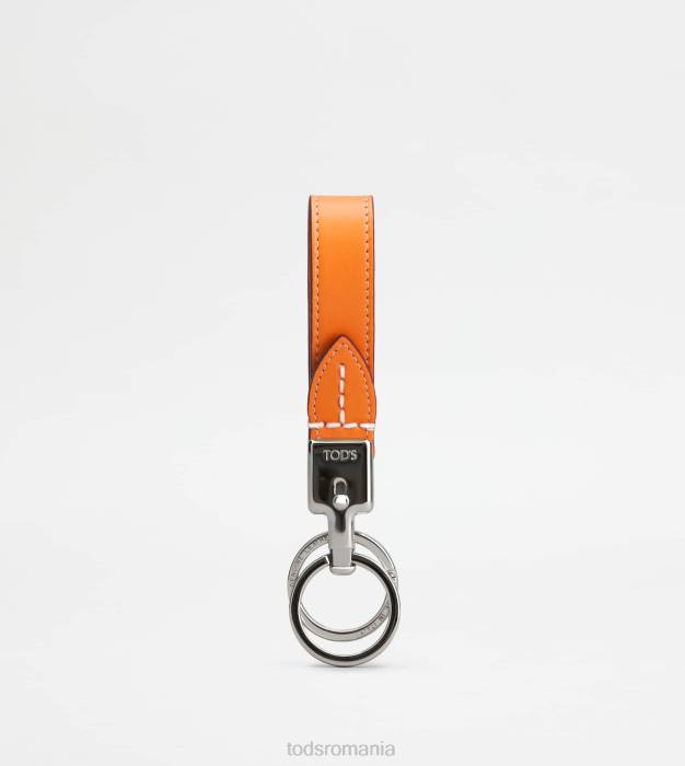 suport de chei din piele bărbați Tod's 080D1045 portocale