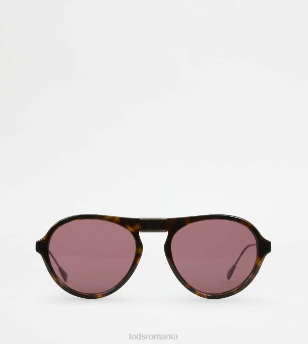 ochelari de soare pliabili bărbați Tod's 080D1077 maro