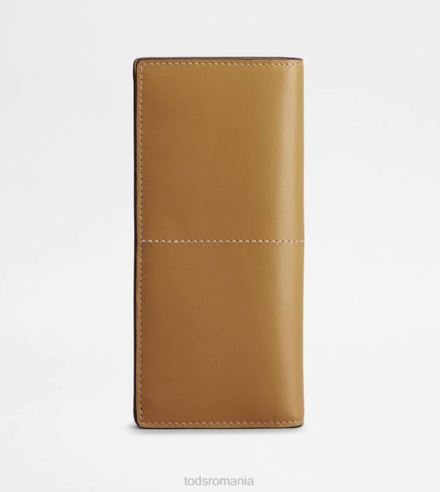 portofel vertical din piele bărbați Tod's 080D1025 maro