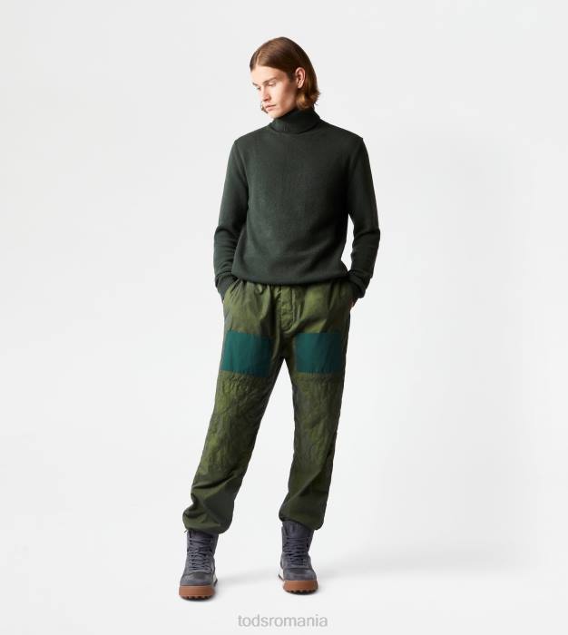 ghileț în amestec de cașmir bărbați Tod's 080D1134 verde
