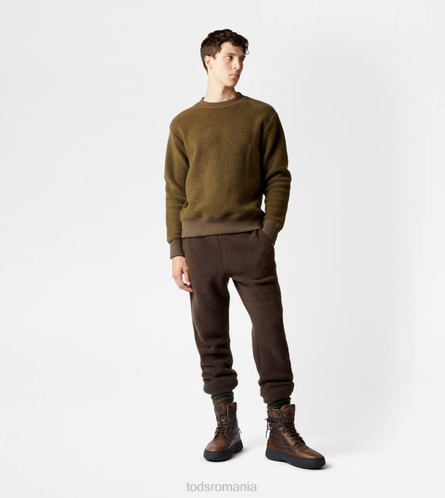 hanorac din amestec de cașmir bărbați Tod's 080D1128 verde