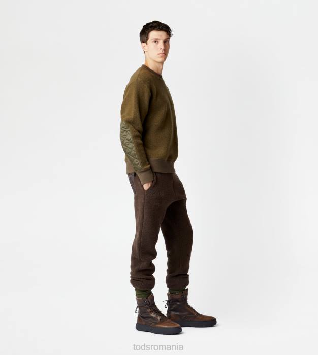 hanorac din amestec de cașmir bărbați Tod's 080D1128 verde