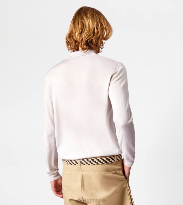 tricou polo din amestec de cașmir bărbați Tod's 080D1093 gri