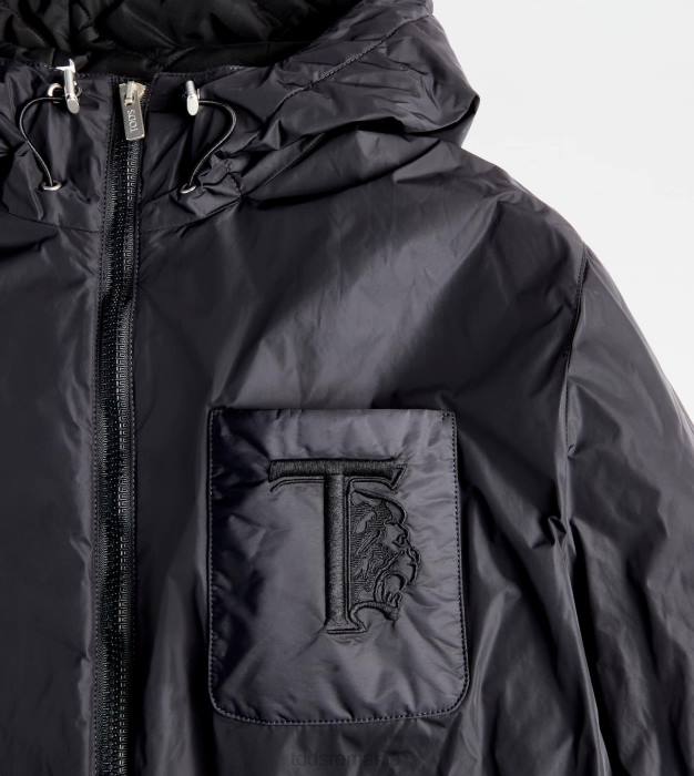 cască de vânt căptușită bărbați Tod's 080D1114 negru