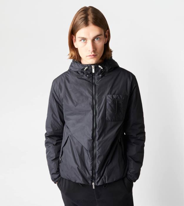 cască de vânt căptușită bărbați Tod's 080D1114 negru