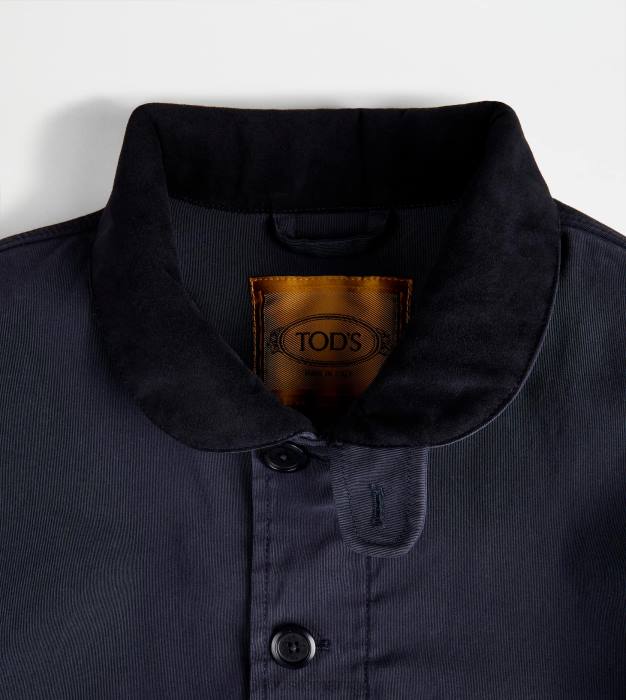 jachetă spălată bărbați Tod's 080D1107 albastru