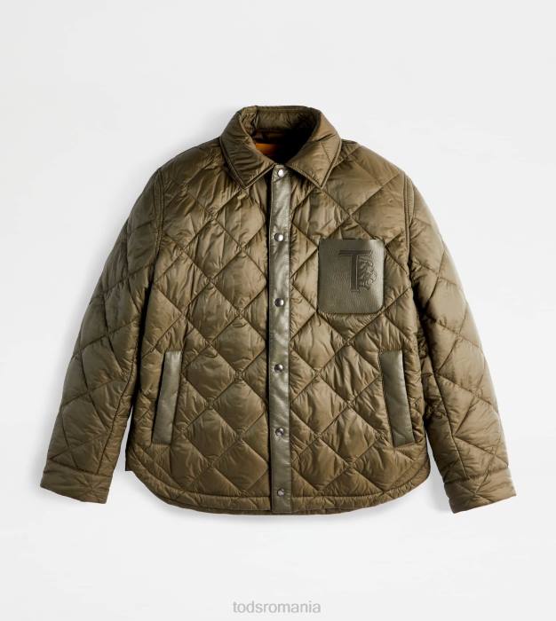 matlasată peste cămașă bărbați Tod's 080D1113 verde
