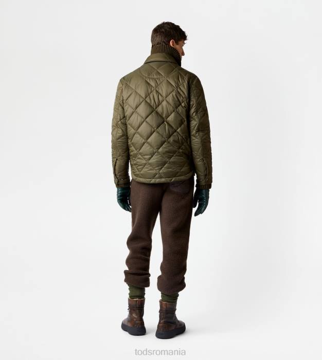 matlasată peste cămașă bărbați Tod's 080D1113 verde