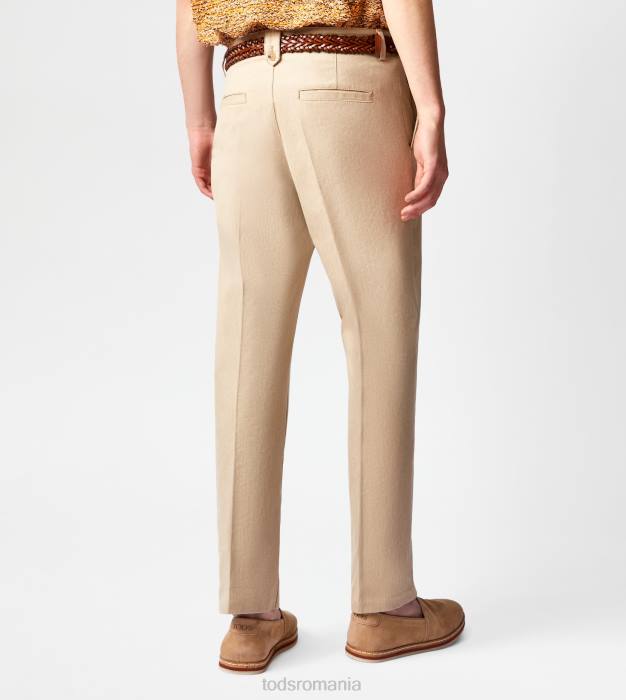 pantaloni chino bărbați Tod's 080D1106 bej