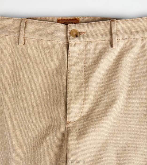 pantaloni chino bărbați Tod's 080D1106 bej
