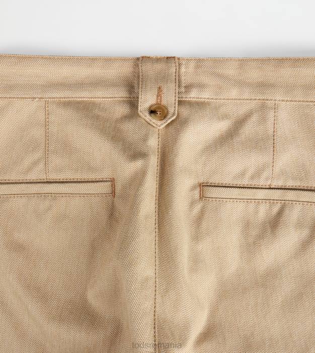 pantaloni chino bărbați Tod's 080D1106 bej