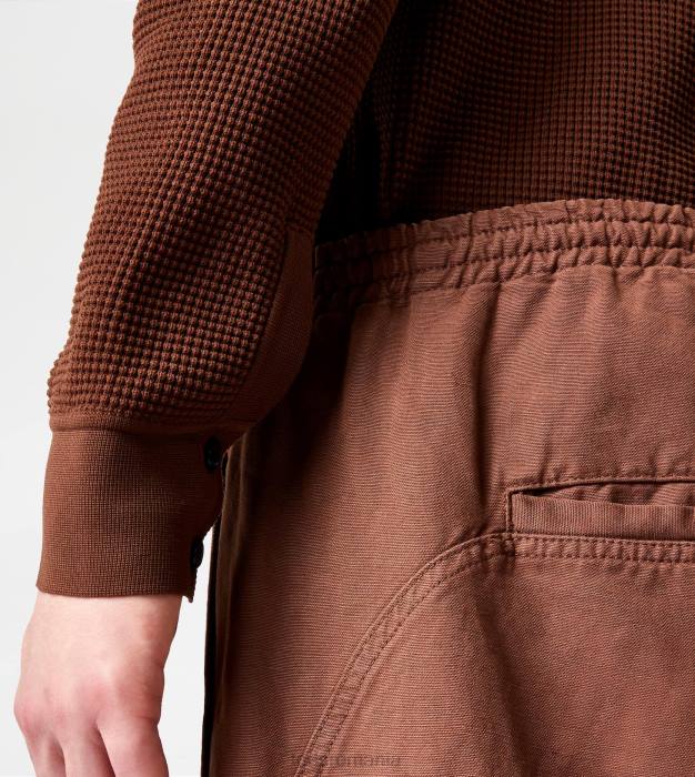 pantaloni largi bărbați Tod's 080D1089 maro