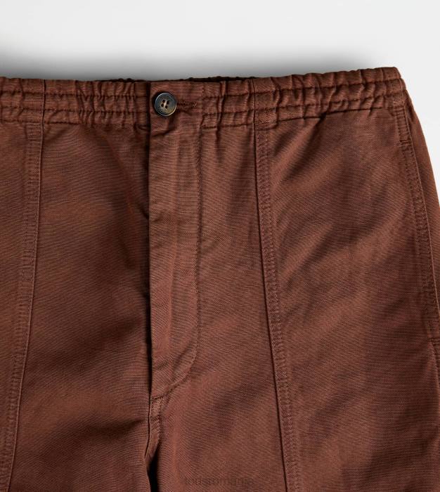 pantaloni largi bărbați Tod's 080D1089 maro