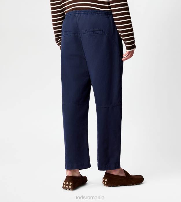 pantaloni largi bărbați Tod's 080D1108 albastru