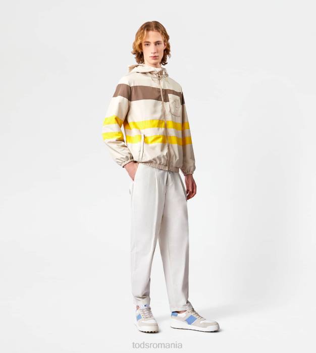 pantaloni morcovi bărbați Tod's 080D1110 alb