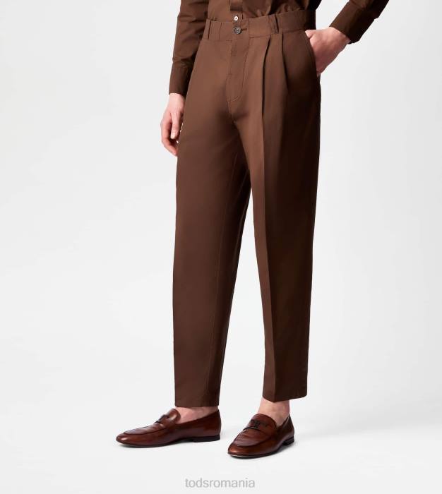 pantaloni morcovi bărbați Tod's 080D1117 maro