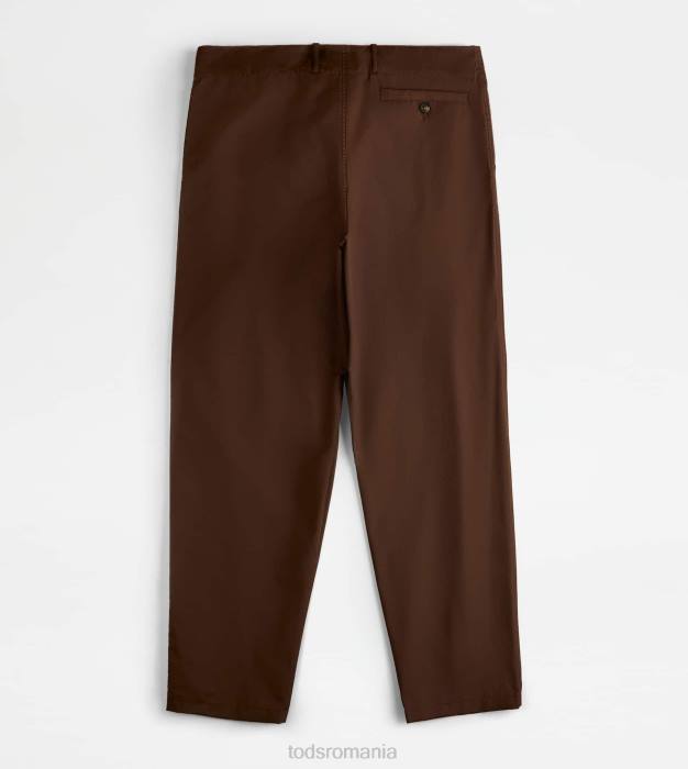pantaloni morcovi bărbați Tod's 080D1117 maro