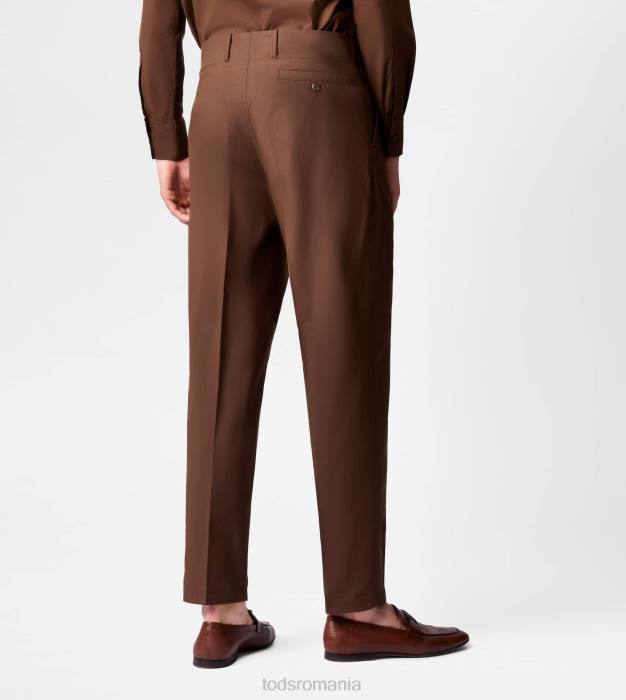 pantaloni morcovi bărbați Tod's 080D1117 maro