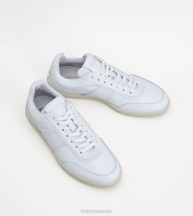adidași cu tabs din piele bărbați Tod's 080D843 alb