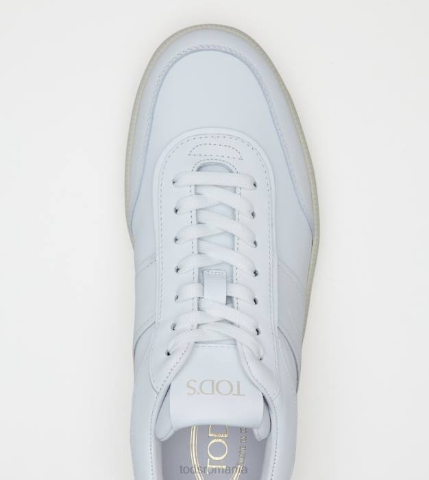 adidași cu tabs din piele bărbați Tod's 080D843 alb