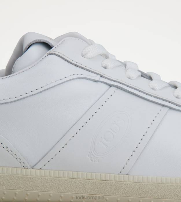adidași cu tabs din piele bărbați Tod's 080D843 alb