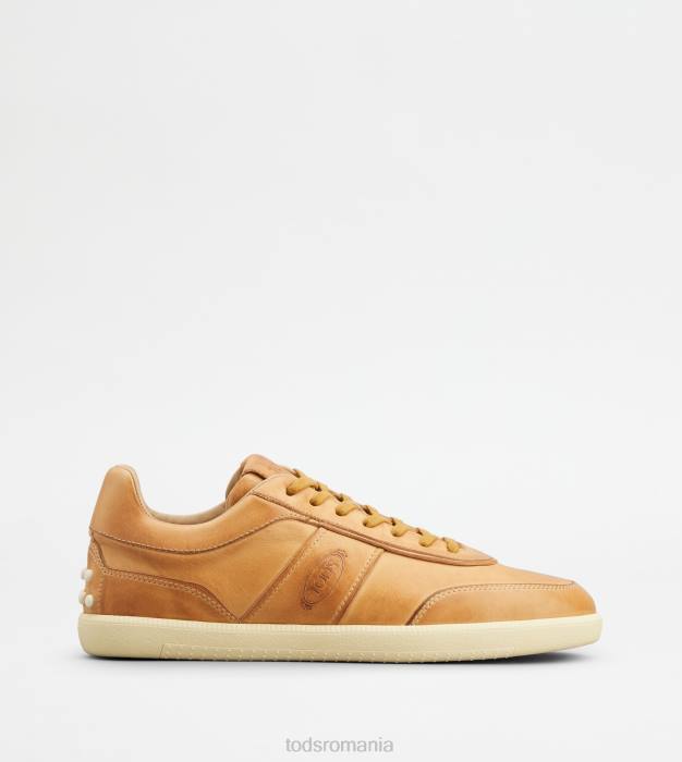 adidași cu tabs din piele bărbați Tod's 080D884 maro