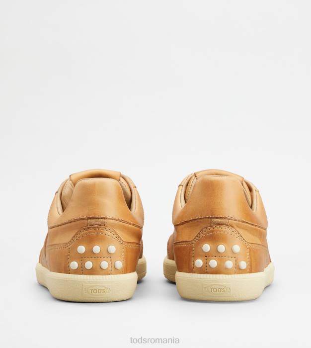 adidași cu tabs din piele bărbați Tod's 080D884 maro