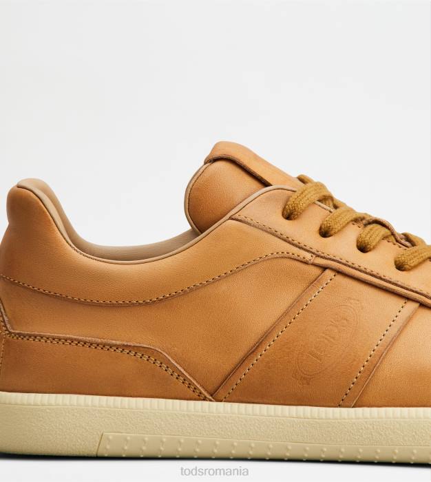 adidași cu tabs din piele bărbați Tod's 080D884 maro