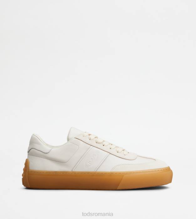 adidași din piele bărbați Tod's 080D856 alb