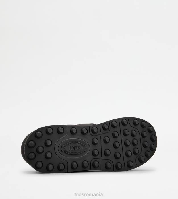 adidași din piele bărbați Tod's 080D886 negru