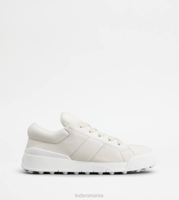 adidași din piele bărbați Tod's 080D887 alb
