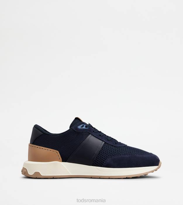 adidași din piele bărbați Tod's 080D891 albastru