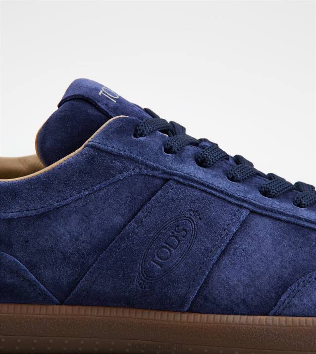 adidasi cu tabs din piele intoarsa bărbați Tod's 080D831 albastru