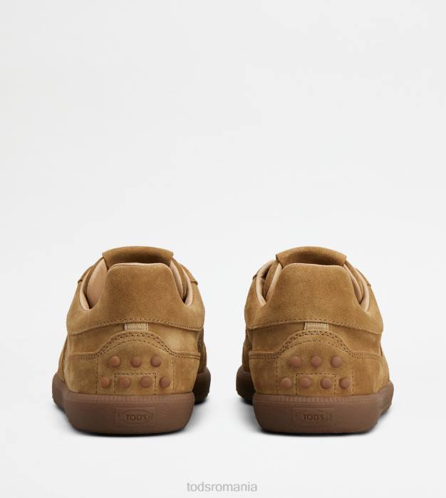 adidasi cu tabs din piele intoarsa bărbați Tod's 080D835 maro