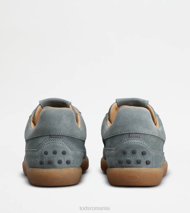 adidasi cu tabs din piele intoarsa bărbați Tod's 080D893 gri