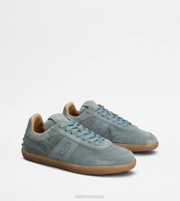 adidasi cu tabs din piele intoarsa bărbați Tod's 080D893 gri