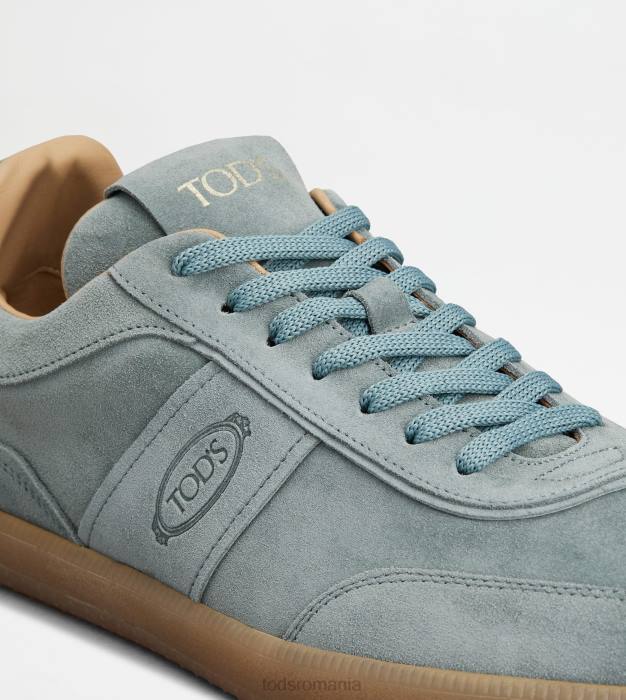 adidasi cu tabs din piele intoarsa bărbați Tod's 080D893 gri