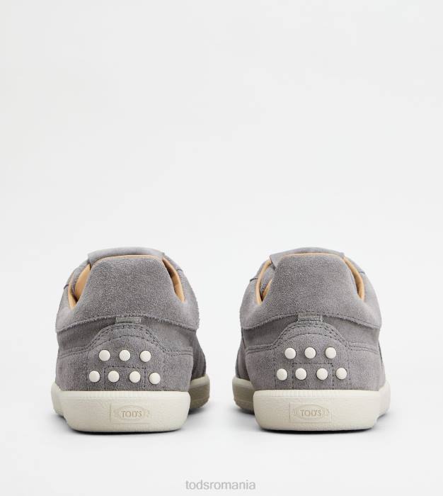 adidasi cu tabs din piele intoarsa bărbați Tod's 080D894 maro