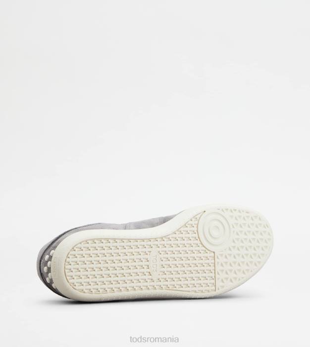 adidasi cu tabs din piele intoarsa bărbați Tod's 080D894 maro