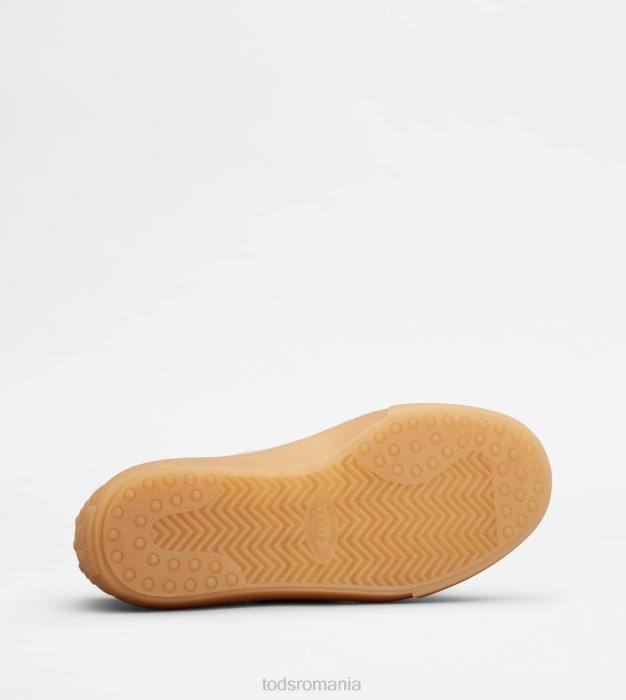 adidasi din stofa si piele intoarsa bărbați Tod's 080D855 alb
