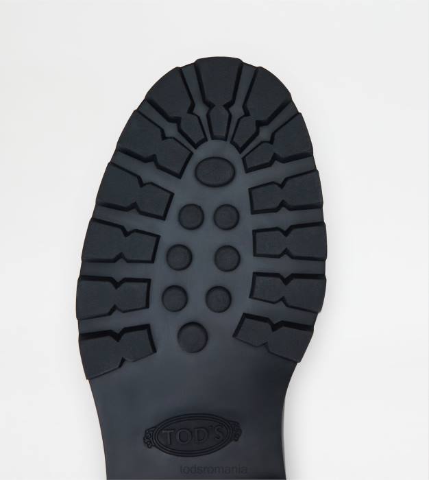 botine din piele bărbați Tod's 080D804 negru