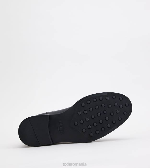 botine din piele bărbați Tod's 080D810 negru